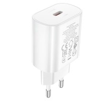 Мережевий зарядний пристрій HOCO N22 Jetta PD25W charger White (6931474760067)
