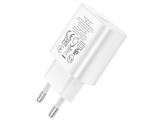 Мережевий зарядний пристрій HOCO N22 Jetta PD25W charger White (6931474760067) Мережевий зарядний пристрій HOCO N22 Jetta PD25W charger White (6931474760067)