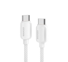 Кабель ESSAGER Waves Type-C to Type-C 100W 1m white (EXCTT1-WL02-P)