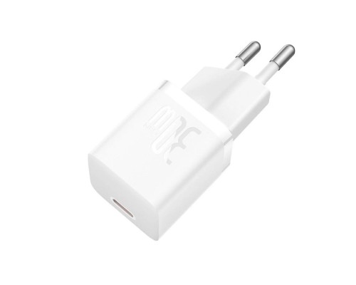 Мережевий зарядний пристрій Baseus GaN5 Fast Charger(mini) 1C 30W EU White (CCGN070502) Мережевий зарядний пристрій Baseus GaN5 Fast Charger(mini) 1C 30W EU White (CCGN070502)