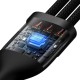 Кабель Baseus Flash Series Ⅱ Two-for-three Charging Cable U+C to M+L+C 100W 1.2m Black (CASS030101)