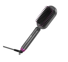 Гребінець для випрямлення волосся з цифровим дисплеєм HOCO HP44 Electric straightening hair comb with digital display(EU) Rose red (6942007631662) 