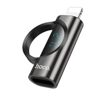 Адаптер HOCO UA32B iP male to C female display adapter Black (6942007633444) 