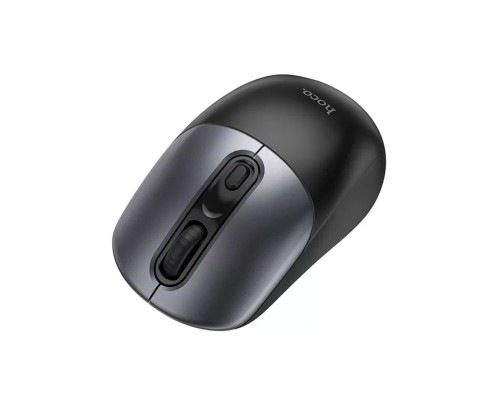 Миша HOCO GM28 2.4G business wireless mouse Black Metal Gray (6942007619684 )