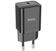 Мережевий зарядний пристрій HOCO N27 Innovative single port PD20W charger Black (6931474783448)
