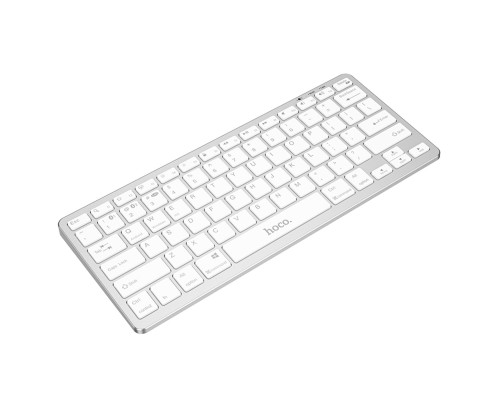 Клавіатура HOCO GM32 Wisdom wireless dual-mode keyboard(english version) Silver (6942007631310)