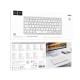 Клавіатура HOCO GM32 Wisdom wireless dual-mode keyboard(english version) Silver (6942007631310)