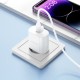 Мережевий зарядний пристрій BOROFONE BA82A Platinum single port PD25W charger(EU) White (6941991112256)