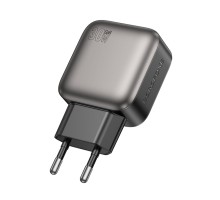 Мережевий зарядний пристрій BOROFONE BAS55A Absolute PD30W+QC3.0 charger(EU) Black (6941991116230)