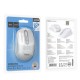 Маніпулятор миша HOCO GM28 2.4G business wireless mouse White Gray (6942007619691)