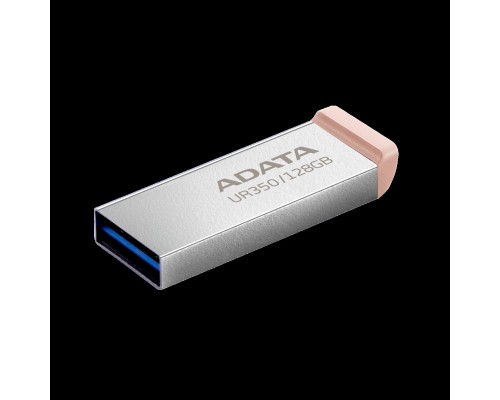 Flash A-DATA USB 3.2 UR 350 128Gb Silver/Beige (UR350-128G-RSR/BG) 