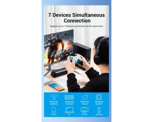 Адаптер  Vention USB Bluetooth5.0 Adapter Black (CDSB0) (CDSB0) 