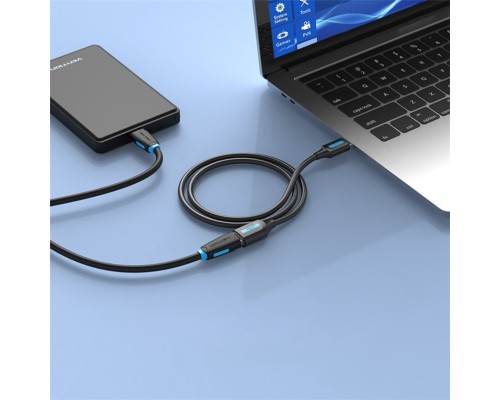 Кабель Vention USB 2.0 A Male to A Female Extension Cable 3M black PVC Type (CBIBI) (CBIBI) Кабель Vention USB 2.0 A Male to A Female Extension Cable 3M black PVC Type (CBIBI) (CBIBI)