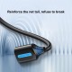 Кабель Vention USB 2.0 A Male to A Female Extension Cable 3M black PVC Type (CBIBI) (CBIBI)