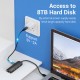 USB-хаб Vention USB-C to USB 2.0*3/RJ45/Micro-B HUB 0.15M Black ABS Type (TGOBB)