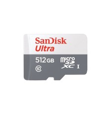 Карта пам'яті microSDXC (UHS-1) SanDisk Ultra 512Gb class 10 A1 (100Mb/s) (SDSQUNR-512G-GN3MN)