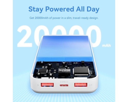Зовнішній акумулятор Vention 20000mAh Power Bank (Micro-USB + USB-C + USB-A + USB-A) 22.5W Black LED Display Type (FHLB0) Зовнішній акумулятор Vention 20000mAh Power Bank (Micro-USB + USB-C + USB-A + USB-A) 22.5W Black LED Display Type (FHLB0)