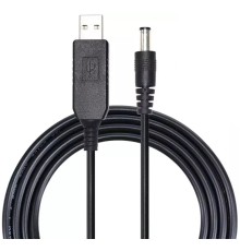 Кабель перетворювач USB-DC 5v-9v (1m) (USBDC59)