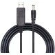 Кабель перетворювач USB-DC 5v-9v (1m) (USBDC59)