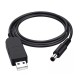 Кабель перетворювач USB-DC 5v-9v (1m) (USBDC59)