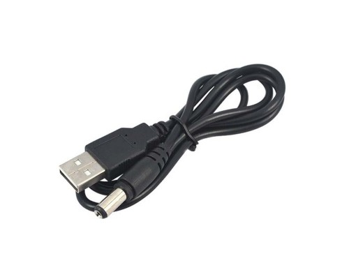 Кабель перетворювач USB-DC 5v-9v (1m) (USBDC59) Кабель перетворювач USB-DC 5v-9v (1m) (USBDC59)