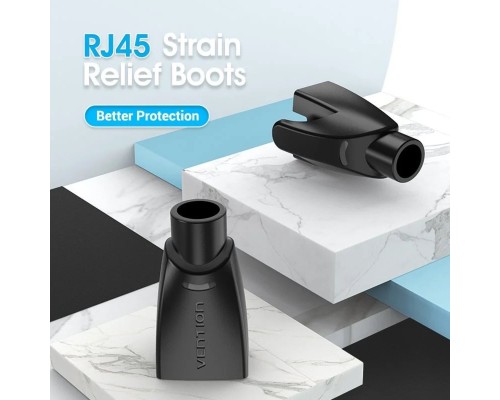 Ковпачок конектора Vention RJ45 Strain Relief Boots Black PVC Type 100 Pack (IODB0-100) (IODB0-100) Ковпачок конектора Vention RJ45 Strain Relief Boots Black PVC Type 100 Pack (IODB0-100) (IODB0-100)
