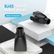 Ковпачок конектора Vention RJ45 Strain Relief Boots Black PVC Type 100 Pack (IODB0-100) (IODB0-100)