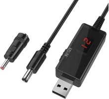 Кабель перетворювач USB-DC 5v to 9v/12v (1m) + перехідник 3.5mm (USBDC59512A)