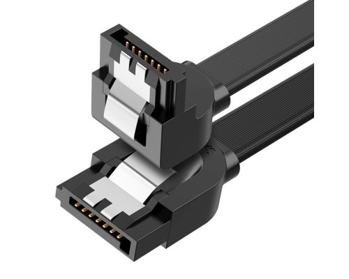 Кабель UGREEN US217 Angled SATA 3 Data Cable 0.5m (Black)(UGR-30797) (UGR-30797) Кабель UGREEN US217 Angled SATA 3 Data Cable 0.5m (Black)(UGR-30797) (UGR-30797)