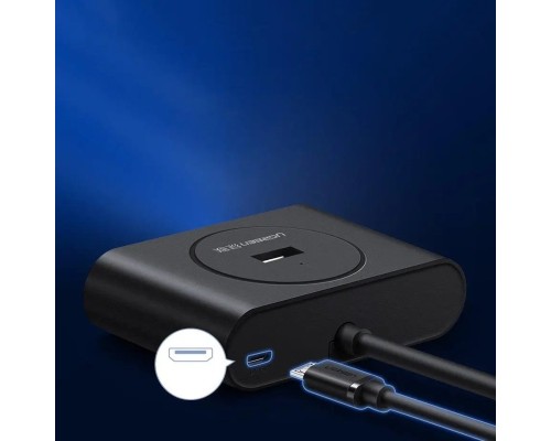 USB-хаб UGREEN USB 3.0 Hub 0.5m (Black) (UGR-20290) USB-хаб UGREEN USB 3.0 Hub 0.5m (Black) (UGR-20290)
