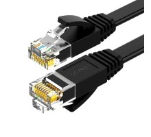 Мережевий кабель UGREEN Cat 6 U/UTP Lan Flat Cable 3m (Black) (UGR-50175)