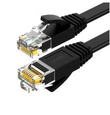 Мережевий кабель UGREEN Cat 6 U/UTP Lan Flat Cable 3m (Black) (UGR-50175)