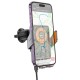 Автотримач для телефона з БЗП HOCO HW7 Transparent Discovery Edition wireless fast charging car holder(air outlet) Metal Gray (6942007608145)