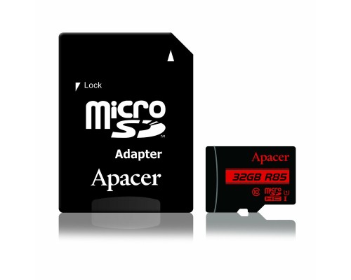 microSDHC (UHS-1) Apacer 32Gb class 10 R85MB/s (adapter SD) (AP32GMCSH10U5-R) microSDHC (UHS-1) Apacer 32Gb class 10 R85MB/s (adapter SD) (AP32GMCSH10U5-R)