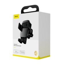 Автотримач для телефона Baseus Cube Gravity Vehicle-mounted Holder Black (SUYL-FK01)