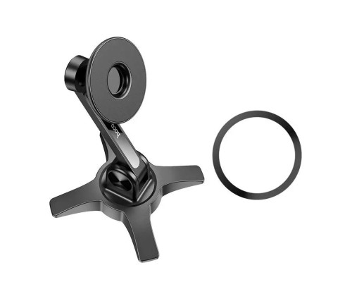 Тримач для мобільного HOCO HD2 Joy ring magnetic desktop stand Black (6931474797018) Тримач для мобільного HOCO HD2 Joy ring magnetic desktop stand Black (6931474797018)