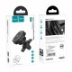 Автотримач для телефона HOCO CA52 Intelligent air outlet in-car holder Black+Gray (6931474707529)