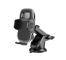 Автотримач для телефона HOCO H15 Fair push-type car holder(center console) Black (6931474798633)