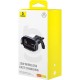 Автотримач для телефона з БЗП Baseus LightChaser Series Triple-Coil Wireless Charging Electric Car Mount Cluster Black (C40355901111-00)
