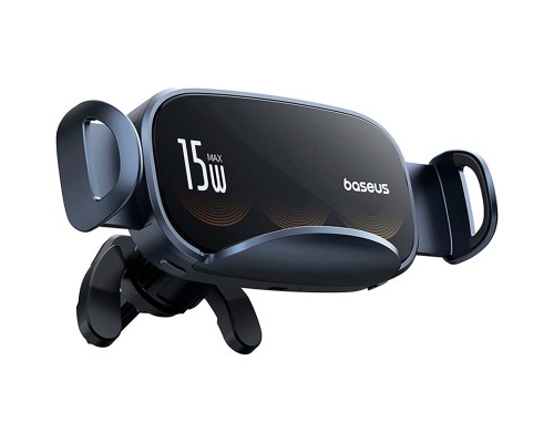 Автотримач для телефона з БЗП Baseus LightChaser Series Triple-Coil Wireless Charging Electric Car Mount Cluster Black (C40355901111-00) Автотримач для телефона з БЗП Baseus LightChaser Series Triple-Coil Wireless Charging Electric Car Mount Cluster Black (C40355901111-00)
