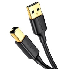 Кабель UGREEN US135 USB 2.0 AM to BM Print Cable 2m (Black)(UGR-20847) (UGR-20847)