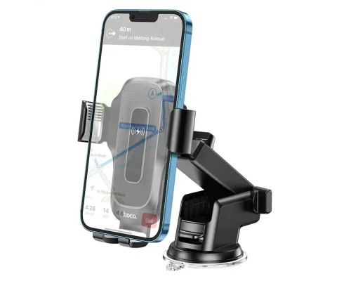 Автотримач для телефона з БЗП HOCO HW3 Wise automatic induction wireless fast charging car holder(center console) Black (6931474791849) Автотримач для телефона з БЗП HOCO HW3 Wise automatic induction wireless fast charging car holder(center console) Black (6931474791849)