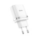 Зарядний пристрій HOCO C12Q Smart QC3.0 charger White (6931474716262)