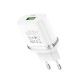 Зарядний пристрій HOCO C12Q Smart QC3.0 charger White (6931474716262)