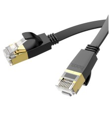 Кабель HOCO US07 General pure copper flat network cable(L=3M) Black (6931474780690)