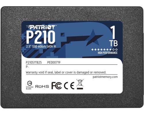 SSD Patriot P210 1TB 2.5&quot; 7mm SATAIII 3D QLC (P210S1TB25) 