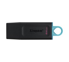 Flash Kingston USB 3.2 DT Exodia 64GB Black/Teal (DTX/64GB) 