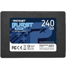 Накопичувач SSD Patriot Burst Elite 240GB 2.5" 7mm SATAIII TLC 3D (PBE240GS25SSDR)