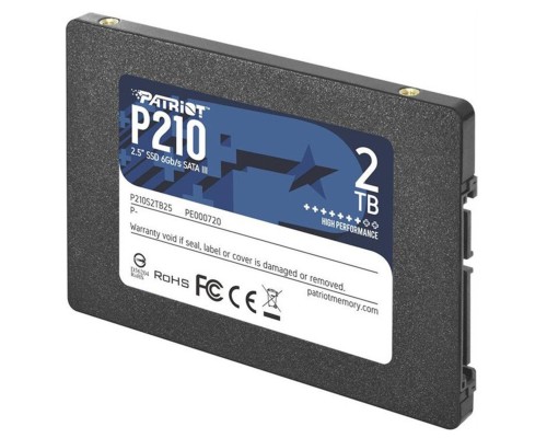 SSD Patriot P210 2TB 2.5&quot; 7mm SATAIII 3D QLC (P210S2TB25) 