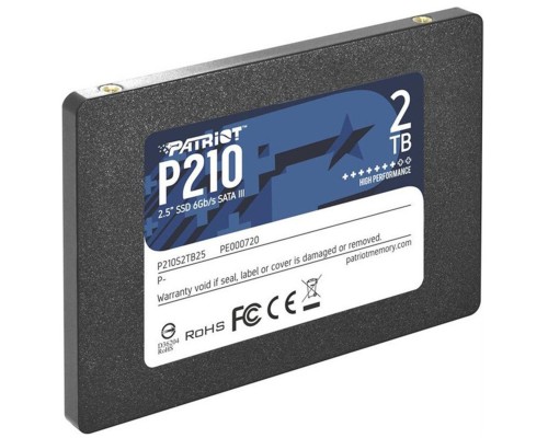SSD Patriot P210 2TB 2.5&quot; 7mm SATAIII 3D QLC (P210S2TB25) 